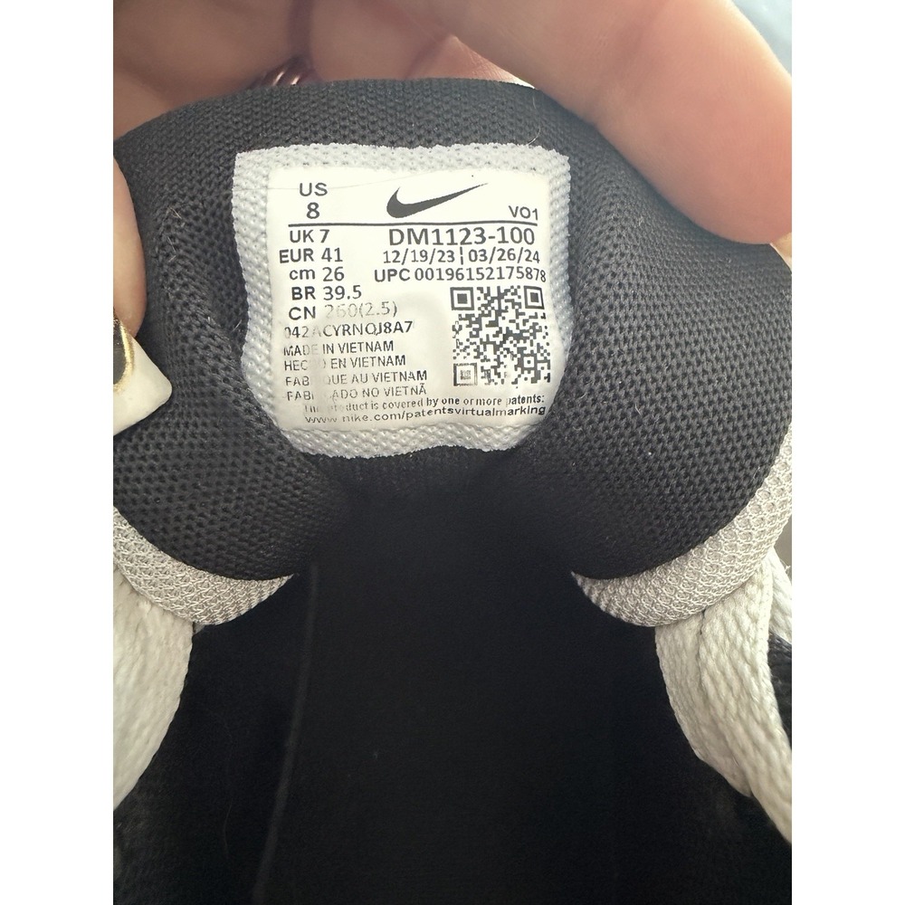 Nike Lebron Basketball‎ Shoes Witness VII White Black Size 8 - Picture 9 of 10
